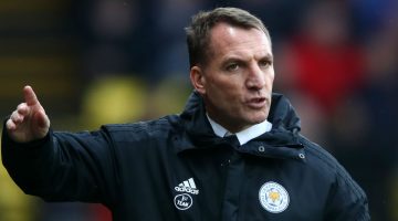Brendan Rodgers detrás del interesante momento del Leicester.